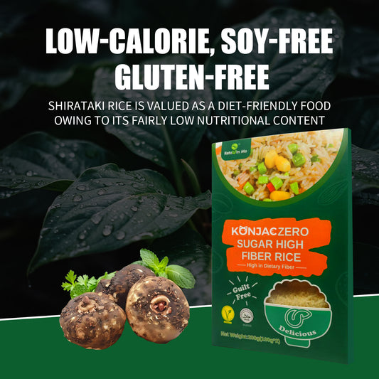 Low Calorie Gluten Free Rice Substitute - Konjac Zero Suger And High Fiber Rice