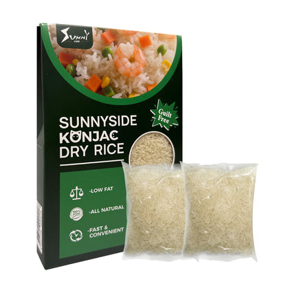 Low Calorie Gluten Free Rice Substitute - Healthy Konjac Rice for Keto, Paleo & Low Carb Diets