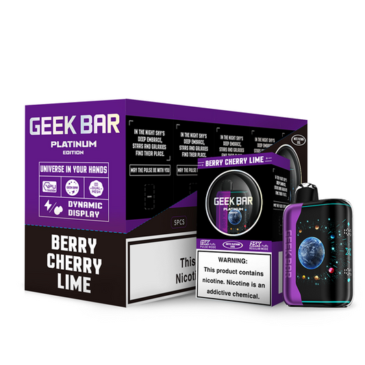 GEEK BAR Pulse X 25K Disposable Platinum Edition (Display Box of 5)