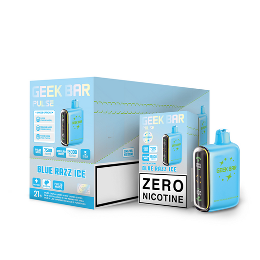 GEEK BAR Pulse 15K 0% Nicotine Disposable (Display box of 5)