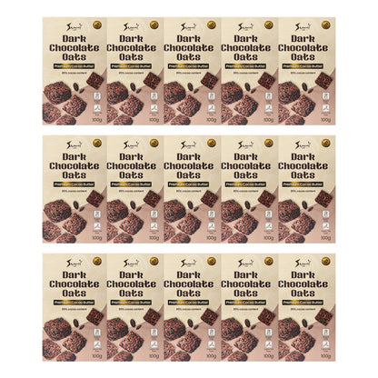 Sunnyside Dark Chocolate Oats Sugar-Free, Low Calorie, 85% Cocoa