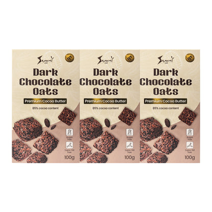 Sunnyside Dark Chocolate Oats Sugar-Free, Low Calorie, 85% Cocoa