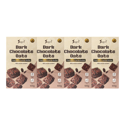Sunnyside Dark Chocolate Oats Sugar-Free, Low Calorie, 85% Cocoa