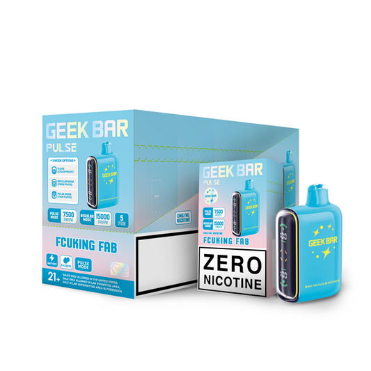 GEEK BAR Pulse 15K 0% Nicotine Disposable (Display box of 5)