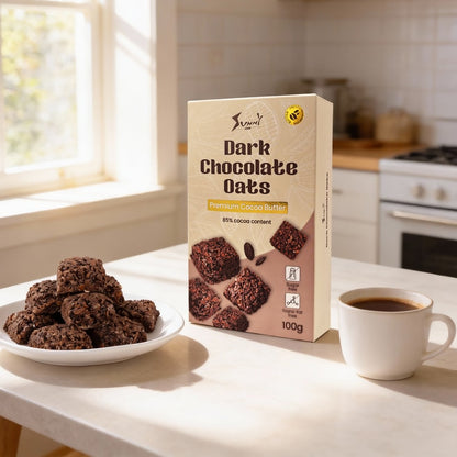 Sunnyside Dark Chocolate Oats Sugar-Free, Low Calorie, 85% Cocoa